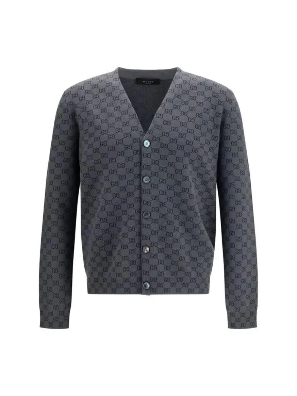 Gucci Gg Wool And Silk Cardigan Tag Size M Men